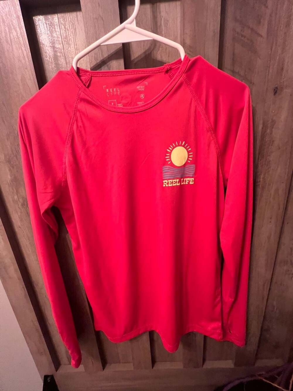 Reel Life Women's Long Sleeve Sun Protection Performance Rash Guard Shirt
